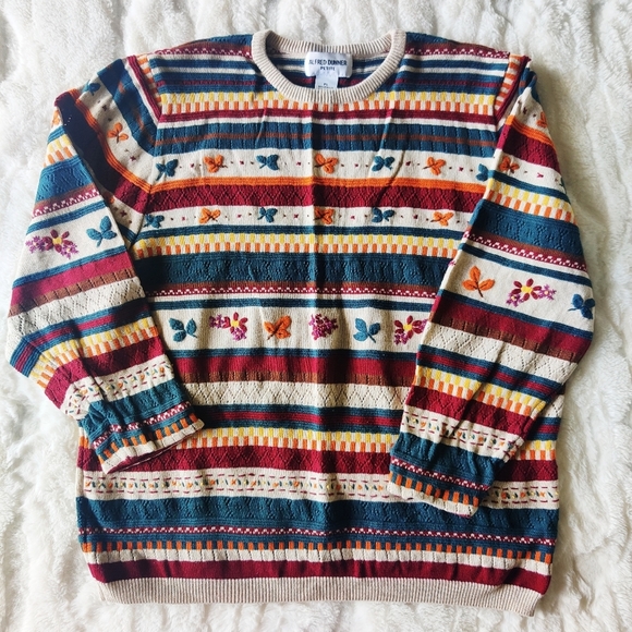 Alfred dunner Petite Fall Sweater SzPL - Picture 1 of 7